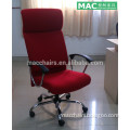 Fashionable High Back Executive Office Red Fabric Chair , Silla de oficina de tela 1013H